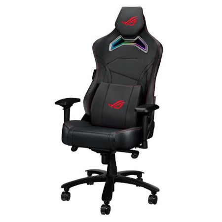 Asus ROG Chariot X (Wide) RGB Gaming Chair, Racing-Car Style, Premium PU Leather, Memory-Foam Lumbar, 4D Armrests, 155° Recline,  Tilt & Class 4 Gas Lift, Black-2