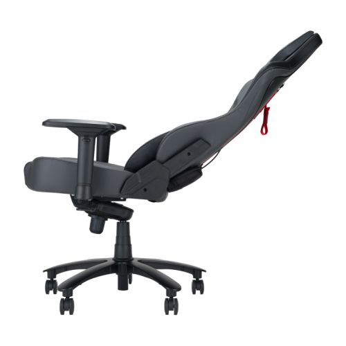 Asus ROG Chariot X (Wide) RGB Gaming Chair, Racing-Car Style, Premium PU Leather, Memory-Foam Lumbar, 4D Armrests, 155° Recline,  Tilt & Class 4 Gas Lift, Grey-3