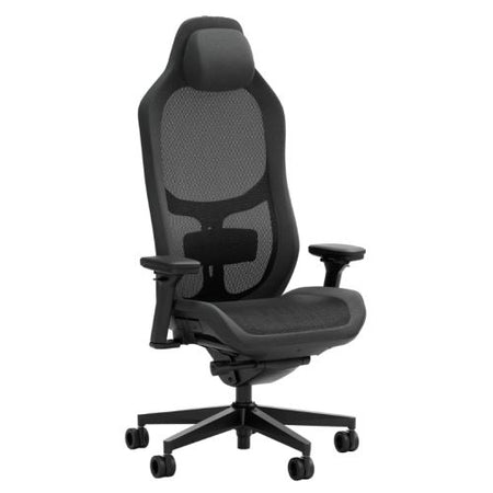 Fractal Design Refine Mesh Dark Gaming Chair, Synchro-Tilt, Memory Foam Headrest, Padded 4D Armrests, Adaptable Support-0