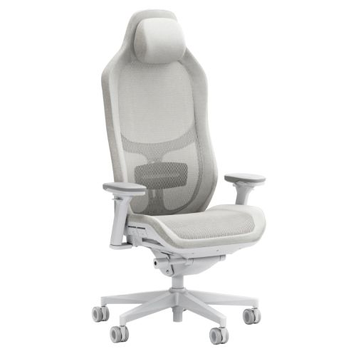 Fractal Design Refine Mesh Light Gaming Chair, Synchro-Tilt, Memory Foam Headrest, Padded 4D Armrests, Adaptable Support-0