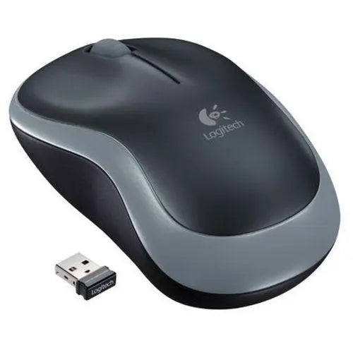 Logitech M185 Wireless Notebook Mouse, USB Nano Receiver, Black/Grey - £ 8.12 X-Case