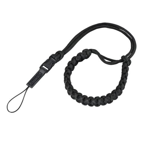 Hama Braid 20 Camera Wrist Strap, Quick Fastener, 20cm, Black-0