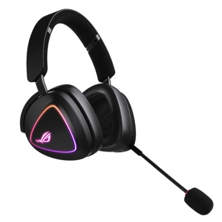 Asus ROG DELTA II Tri-Mode Wireless Gaming Headset, 2.4GHz/Btooth/3.5mm Jack, 50mm Titanium Drivers, DualFlow Audio, 110-Hour Battery, RGB-2