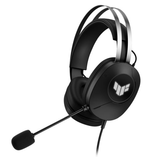 Asus TUF Gaming H1 Gen II Lightweight Gaming Headset, USB-A, Surround Sound, TeamSpeak Mic, Built-in Lighting, Black-0