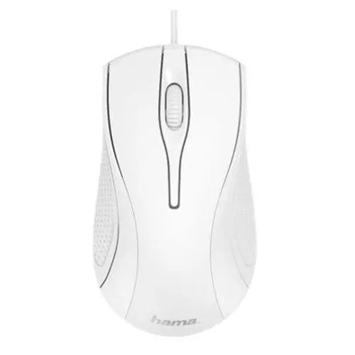 Hama MC-200 Wired Optical Mouse, 1000 DPI, USB, 3 Buttons, White - £ 3.52 X-Case