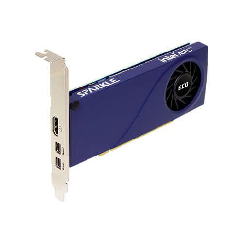 Sparkle Intel Arc A310 ECO 4G, PCIe4, 4GB DDR6, HDMI, DP, 1000MHz Clock,  50W TDP, Low Profile-0