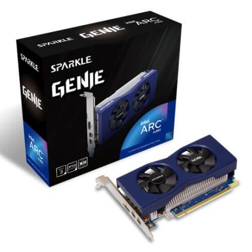 Sparkle Intel ARC A380 GENIE, 6GB DDR6, HDMI, 2 Mini DP, 2000MHz Clock, Low Profile (Bracket Included)-4