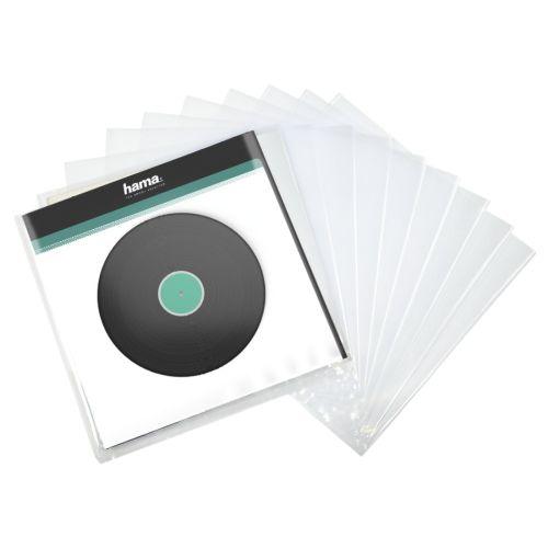 Hama LP Outer Sleeves x10, Transparent-0