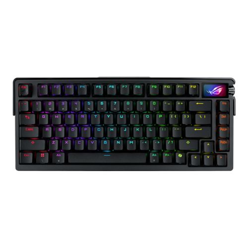 Asus ROG AZOTH Extreme Compact 75% Mechanical RGB Gaming Keyboard, Wireless/Btooth/USB, NX Snow Switches, 8000Hz, OLED Display, Control Knob-2