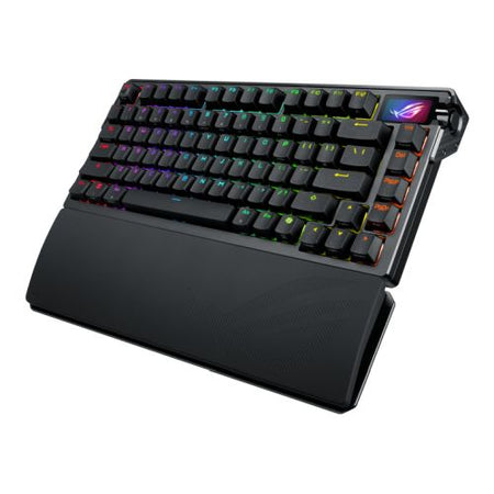 Asus ROG AZOTH Extreme Compact 75% Mechanical RGB Gaming Keyboard, Wireless/Btooth/USB, NX Snow Switches, 8000Hz, OLED Display, Control Knob-3