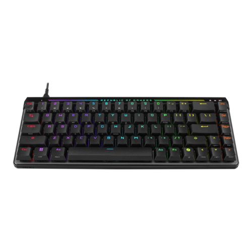 Asus ROG FALCHION ACE HFX Compact 65% Analog RGB Gaming Keyboard, Wired (Dual USB-C), ROG HFX Magnetic Switches, Rapid Trigger, Touch Panel-2