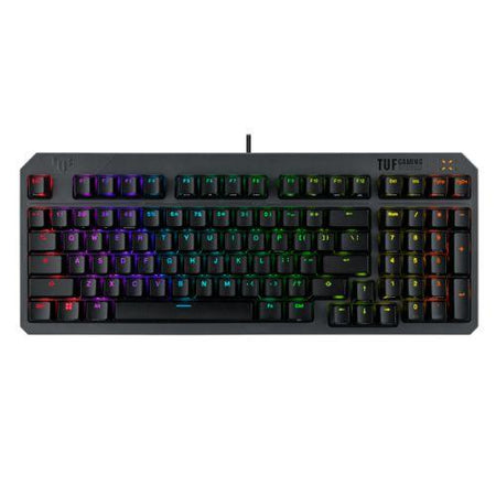 Asus TUF GAMING K3 Gen II Optical-Mechanical Compact Gaming Keyboard, 97-Key Layout, Dampening Foam, IP57, RGB Lighting-0