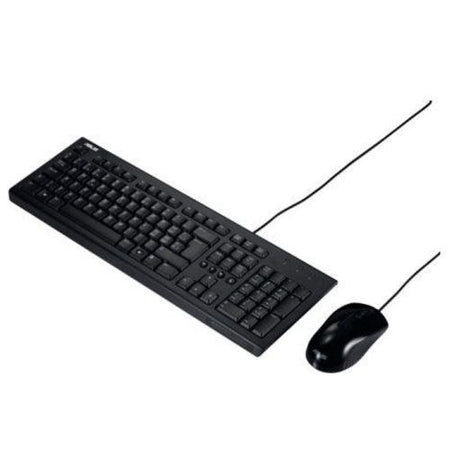 Asus U2000 Wired Keyboard and Mouse Desktop Kit, USB, 1000 DPI, Multimedia-0