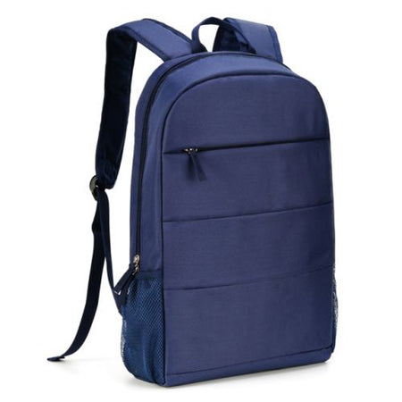 Spire 15.6" Laptop Backpack, 2 Internal Compartments, Front Pocket, Blue, OEM-0