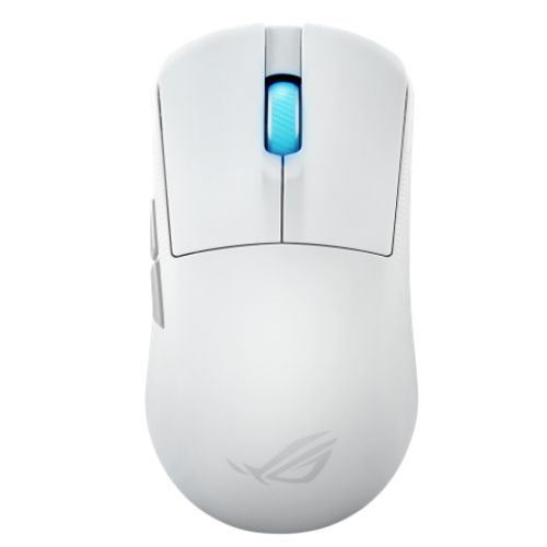 Asus ROG Harpe Ace Mini Gaming Mouse, Wireless/Bluetooth/USB, Ultralight 49g, 42000 DPI, 8000Hz, Esports Approved, Moonlight White-0