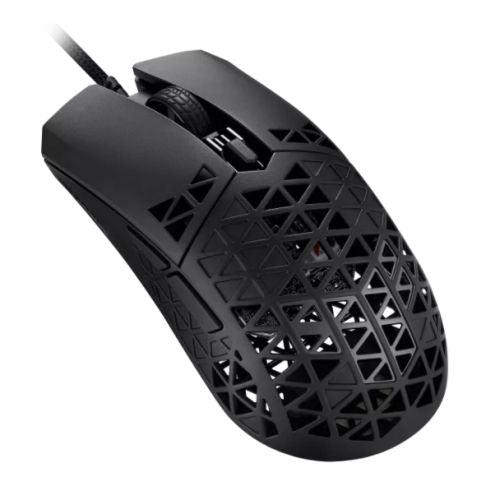 Asus TUF Gaming M4 Air Lightweight Gaming Mouse, 16000 DPI, 6 Programmable Buttons, IPX6, Antibacterial Guard, Pure PTFE feet-0