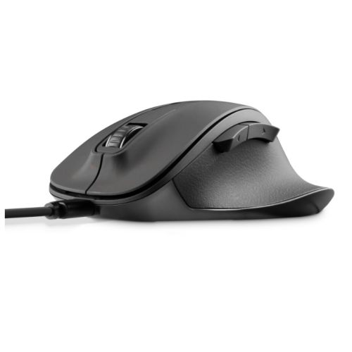 Hama MW-500 Rechargeable Optical Wireless Mouse, 1600 DPI, Ergonomic, Thumb Rest, Up to 75 Days Battery, Black-2