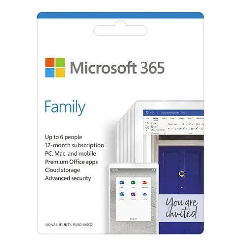 Microsoft Office 365 Family, 6 Users - 5 Devices Each (PC, Mac, iOS & £ 64.02 X-Case