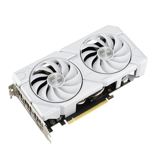 Asus DUAL RTX4060 EVO White OC, 8GB DDR6, HDMI, 3 DP, 2535MHz Clock, Overclocked-0