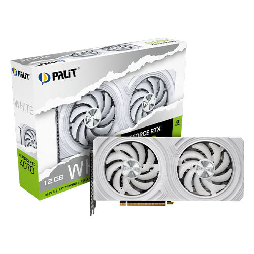 Palit RTX4070 White, 12GB DDR6X, HDMI, 3 DP, 2475MHz Clock-5