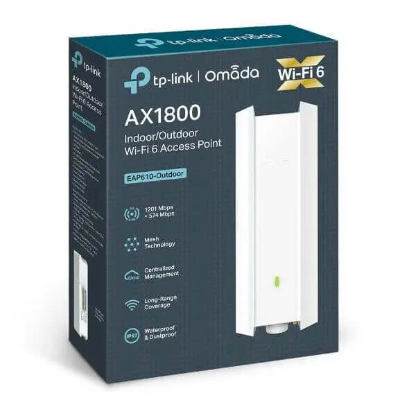 TP-LINK (EAP610-OUTDOOR) Omada AX1800 Indoor/Outdoor Wi-Fi 6 Access £ 118.73 X-Case