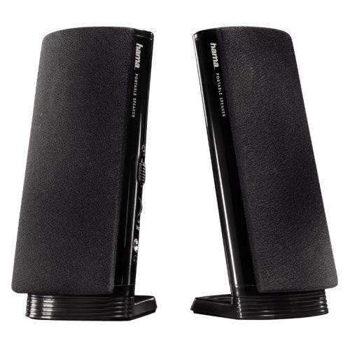 Hama E 80 PC Loudspeaker System, 3.5mm Jack, USB-A for Power, Volume Control-0