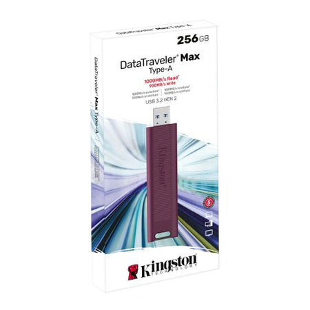 Kingston 256GB DataTraveler Max USB 3.2 Gen2 Memory Pen, Sliding Cap, LED Status, R/W 1,000/900 MB/s-2