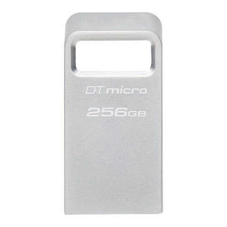 Kingston 256GB DataTraveler Micro Ultra-Small USB 3.2 Gen1 Memory Pen, Capless, Metal Casing, 200MB/s-1