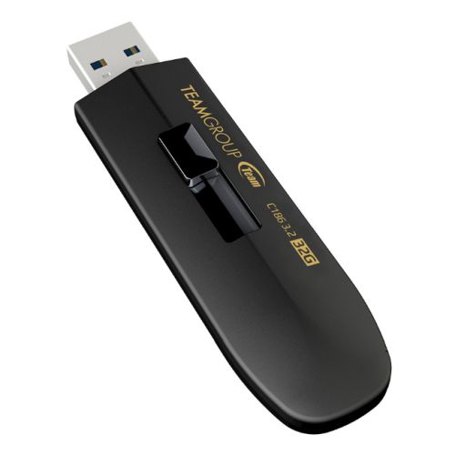 Team 32GB C186 USB 3.2 Gen1 Memory Pen, Retractable Design-0