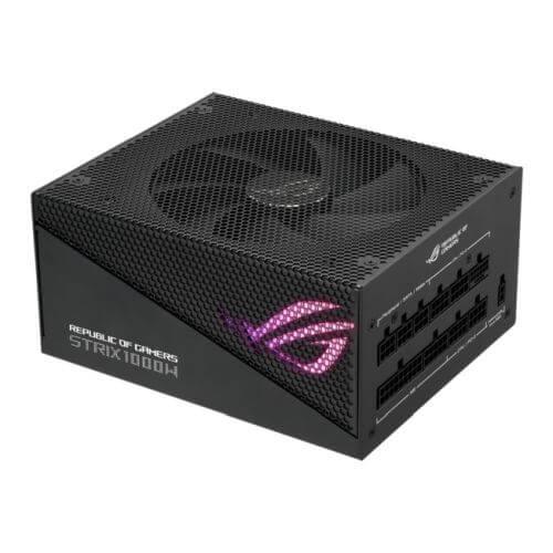 Asus ROG Strix 1000W Gold Aura Edition PSU, Fully Modular, 80+ Gold, ATX 3.0, PCIe 5.0, RGB Lighting, Lambda A+-0