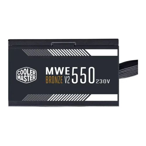 Cooler Master 550W MWE Bronze V2 230V ATX 2.52 PSU, Fully Wired, HDB Bearing Fan, 80+ Bronze-2