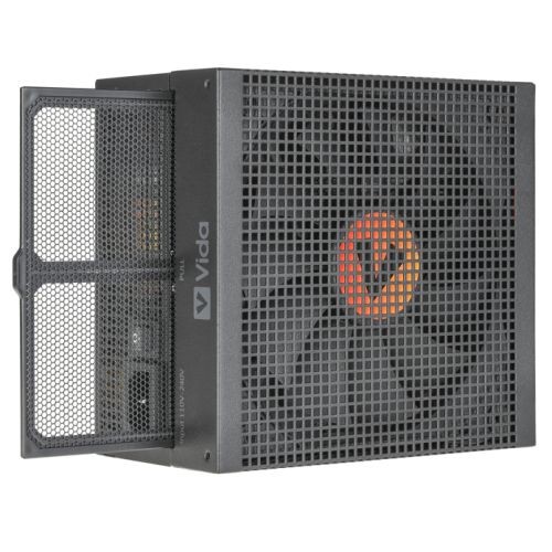 Vida 650W Heracles Black ATX Gaming PSU, 80+ Bronze, 14cm Ultra-Quiet FDM Fan, Flat Black Cables, Power Lead Not Included-2