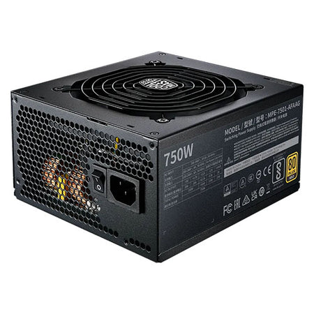 Cooler Master 750W MWE Gold V2 ATX 3.1 PSU, Fully Modular, HDB Bearing Fan, 80+ Gold, PCIe 5.1-4