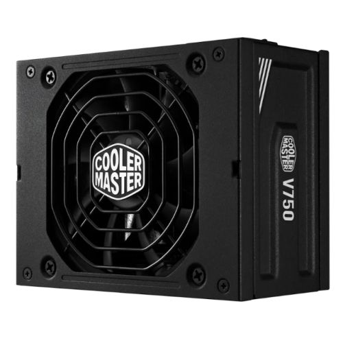 Cooler Master 750W V SFX Gold 750 ATX 3.1 PSU, Fully Modular, FDB Bearing Fan, 80+ Gold, SFX-to-ATX Bracket, PCIe 5.1-0