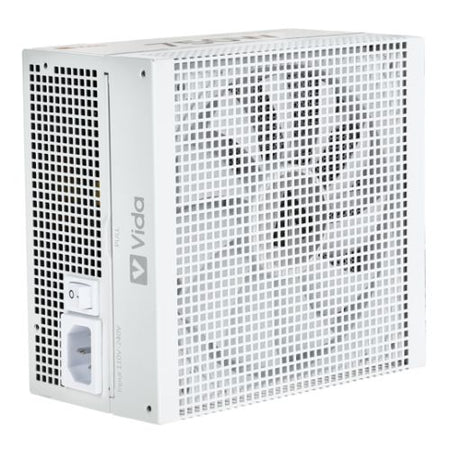 Vida 750W Heracles White ATX Gaming PSU, 80+ Bronze, 14cm Ultra-Quiet FDM Fan, Flat White Cables, Power Lead Not Included-1