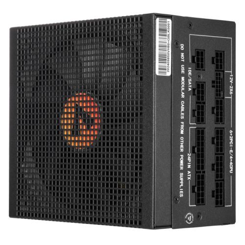 Vida 850W Heracles Black ATX 3.1 Gaming PSU, 80+ Gold, Fully Modular, 14cm Ultra-Quiet FDM Fan, Flat Black Cables, PCIe 5.1, Power Lead Not Included-1