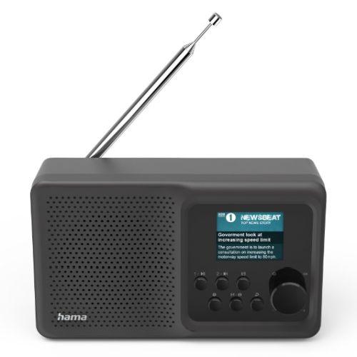 Hama DR5BT Digital Radio, FM/DAB/DAB+, Bluetooth, USB, Rechargeable Battery-0