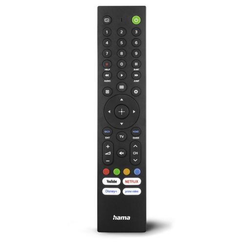 Hama Universal IR Remote Control for Sony TVs, Teachable, 4 App Buttons, 10m Range-0