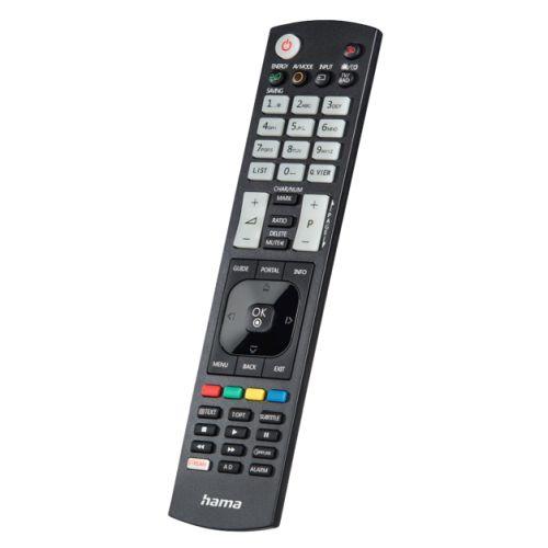 Hama Universal IR Remote Control for LG TVs, Teachable, Smart Buttons, Illuminating Buttons, 10m Range-0