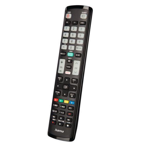 Hama Universal IR Remote Control for Samsung TVs, Teachable, Smart Buttons, Illuminating Buttons, 10m Range-0