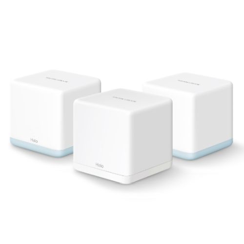 Mercusys (HALO H1200G 3-Pack) AC1200 Whole-Home Mesh Wi-Fi System, Dual Band, AP Mode-0