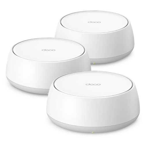 TP-LINK (DECO BE25) BE3600 Dual Band Whole Home Mesh Wi-Fi 7 System, 3 Pack, 2x 2.5G Ports, MLO, Wireless/Wired Combined Backhaul-0