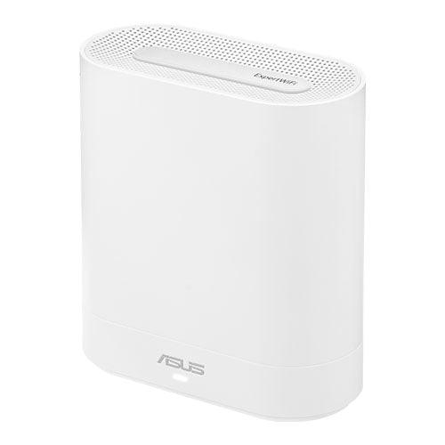 Asus (ExpertWiFi EBM68) AX7800 Tri-Band Wi-Fi 6 Business Mesh System, Single Unit, Guest Networks, Commercial Grade Security, White-0