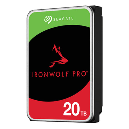 Seagate 3.5", 20TB, SATA3, IronWolf Pro NAS Hard Drive, 7200RPM, 256MB Cache, CMR, OEM-0