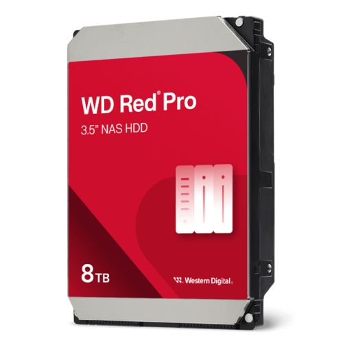 WD 3.5", 8TB, SATA3, Red Pro NAS Hard Drive, 7200RPM, 256MB Cache, OEM-0