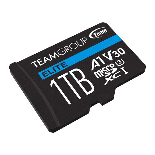 Team 1TB Elite A1 Micro SDXC Card with SD Adapter, UHS-I Class 3, U3, A1 App Performance, 100MB/s-1