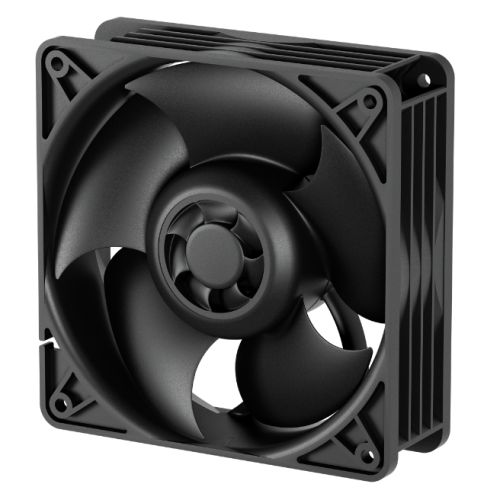 Arctic S12038-4K 12cm PWM Server Fan for Continuous Operation, Black, Dual Ball Bearing, 600-4000 RPM-0