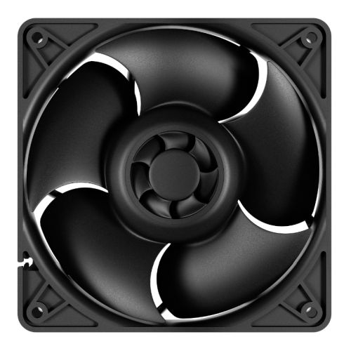 Arctic S12038-4K 12cm PWM Server Fan for Continuous Operation, Black, Dual Ball Bearing, 600-4000 RPM-1