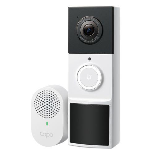 TP-LINK (TAPO D210) Smart Battery 2K 3MP Video Doorbell Camera w/ Chime, 6-Month Battery, Night Vision, AI Detection & Notification-0