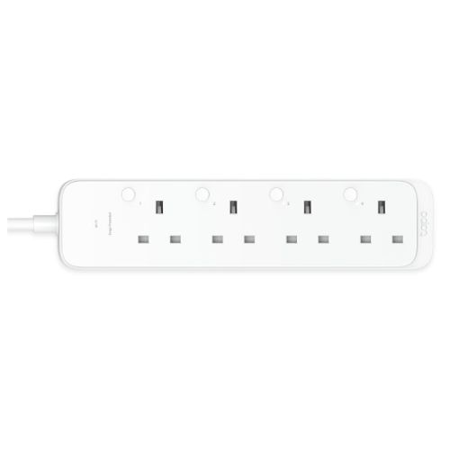 TP-LINK (TAPO P304M) Smart Wi-Fi Power Strip, 4 Outlets, App/Voice Control, Surge Protection, Energy Monitoring, Matter Certified-0